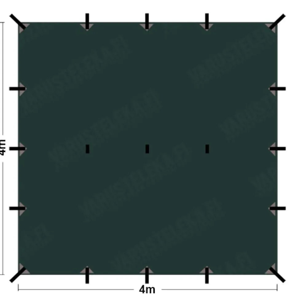 DD Hammocks 4x4 Tarp laavukangas
