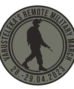 Etäsotilasmarssi 2023 moraalimerkki