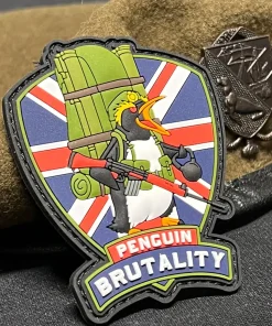Forgotten Weapons Penguin Brutality moraalimerkki