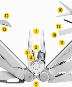 Leatherman Wave+ monitoimityökalu, Stainless