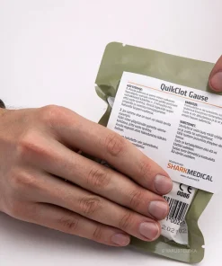QuikClot Combat Gauze Z-fold hemostaattiside