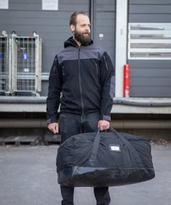 Ranskalainen keikkalaukku, 115 l, musta, ylijäämä