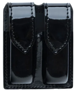Safariland 77 pistoolin tuplalipastasku, koko 4, High Gloss Black, uudenveroinen