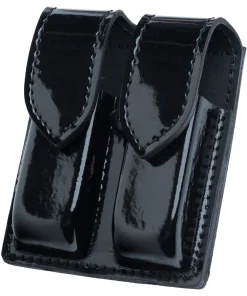 Safariland 77 pistoolin tuplalipastasku, koko 4, High Gloss Black, uudenveroinen