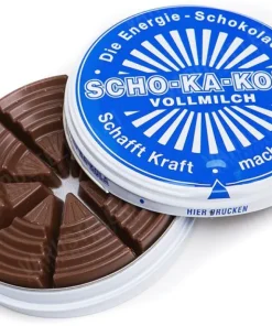 Scho-Ka-Kola, 100 g peltirasiassa