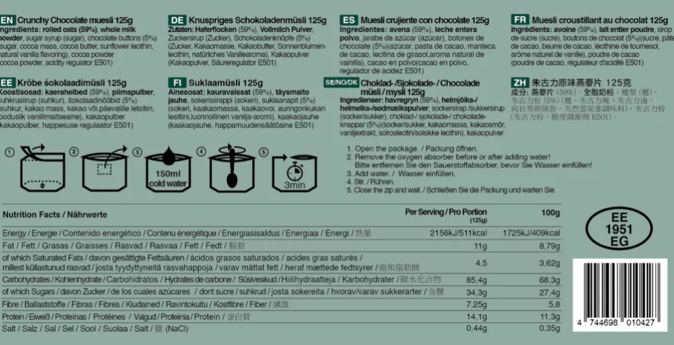 Tactical Foodpack aamupala