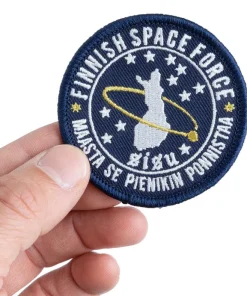 Varusteleka Finnish Space Force moraalimerkki, 65 mm