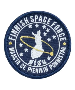 Varusteleka Finnish Space Force moraalimerkki, 65 mm
