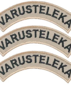 Varusteleka Kaarimerkki omalla tekstillä, 3-Pack