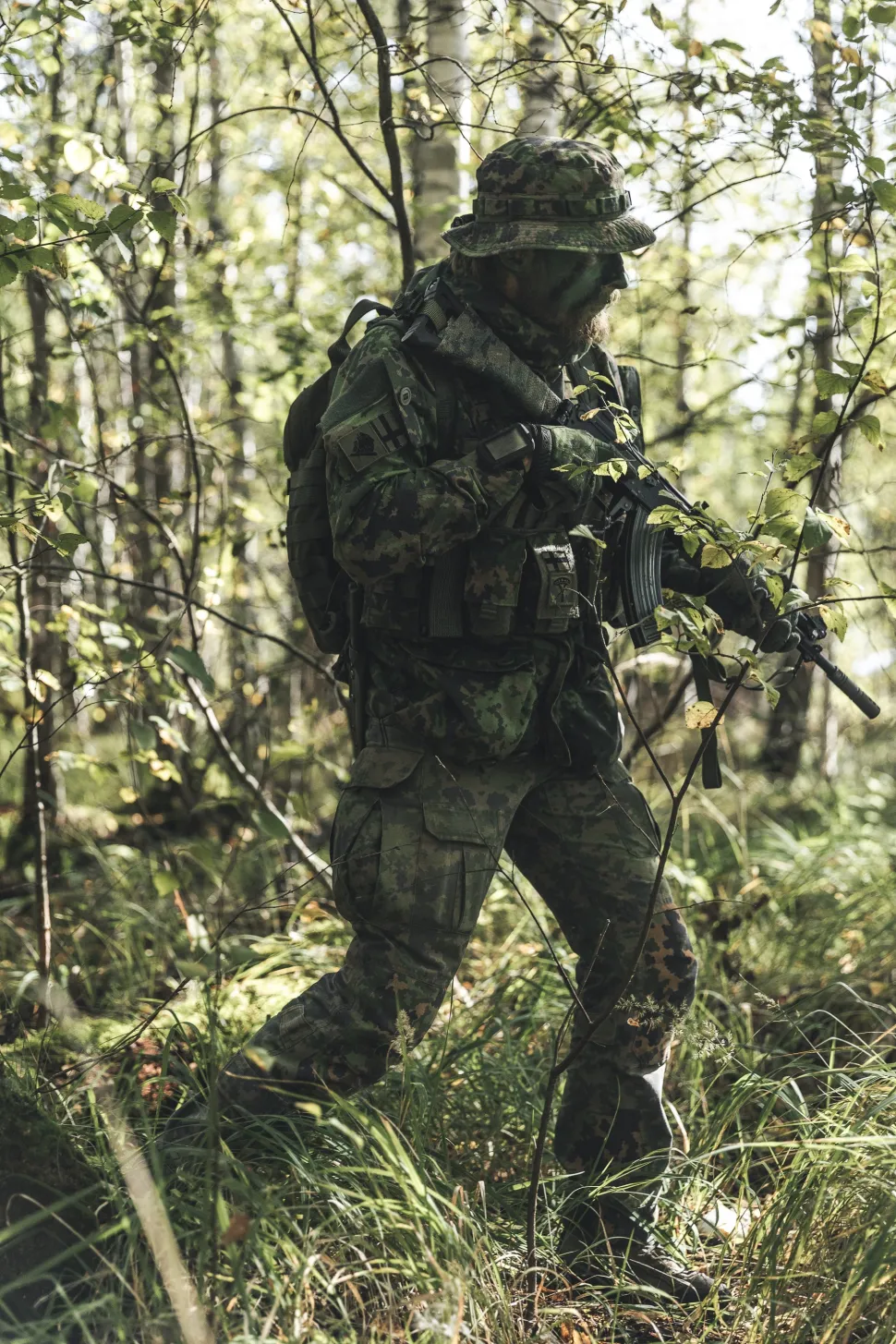 Varusteleka M05 joukko-osastotunnus, kenttävärit