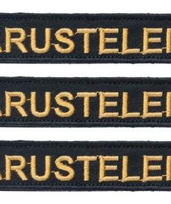 Varusteleka M05 nimilappu omalla tekstillä, 3-Pack