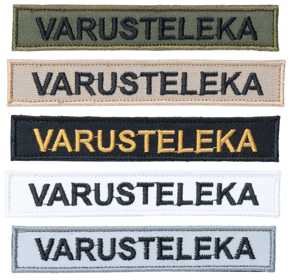 Varusteleka M05 nimilappu omalla tekstillä, 3-Pack