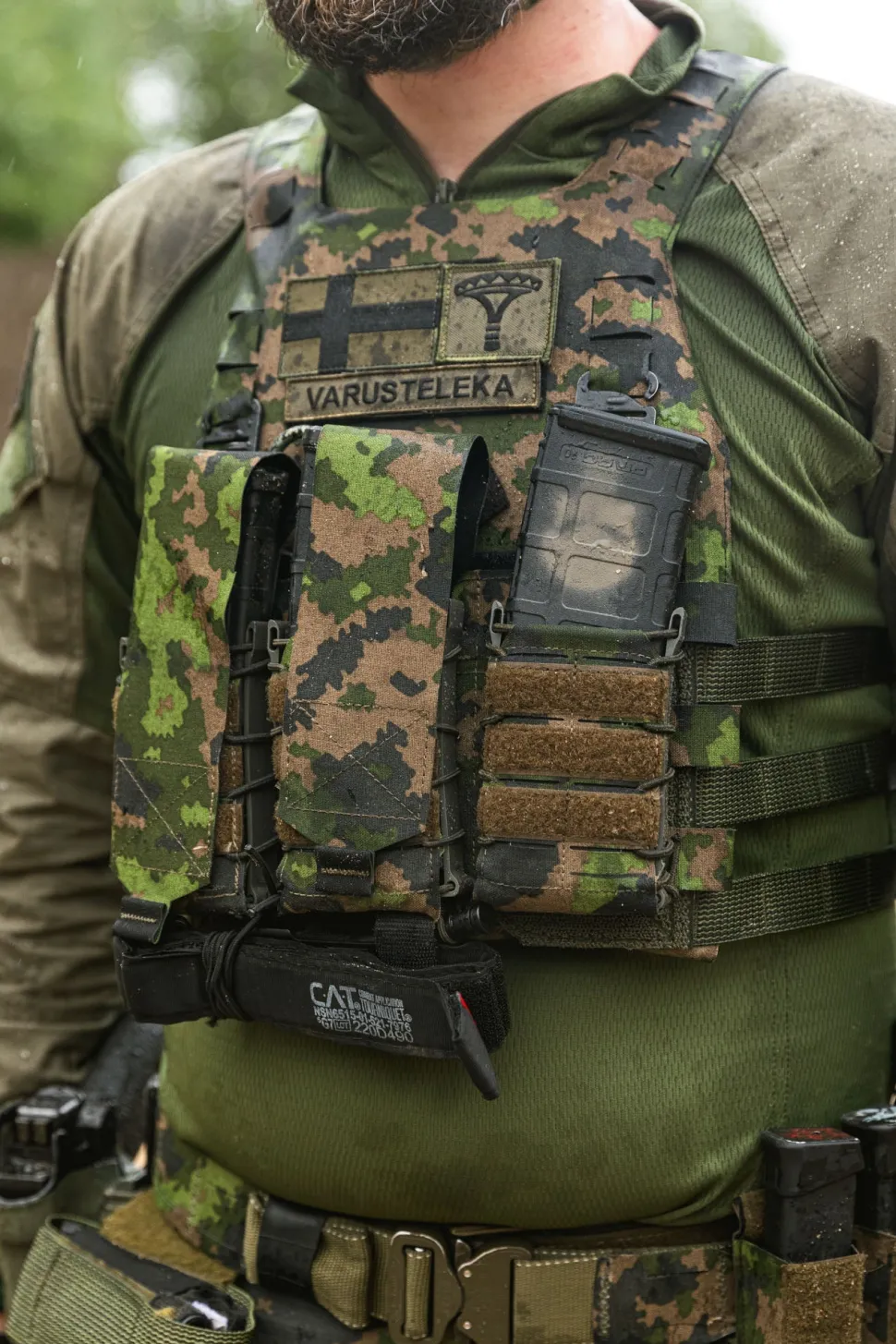 Varusteleka M05 nimilappu omalla tekstillä, 3-Pack
