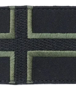 Varusteleka Norjan hihalippu, 77 x 47 mm