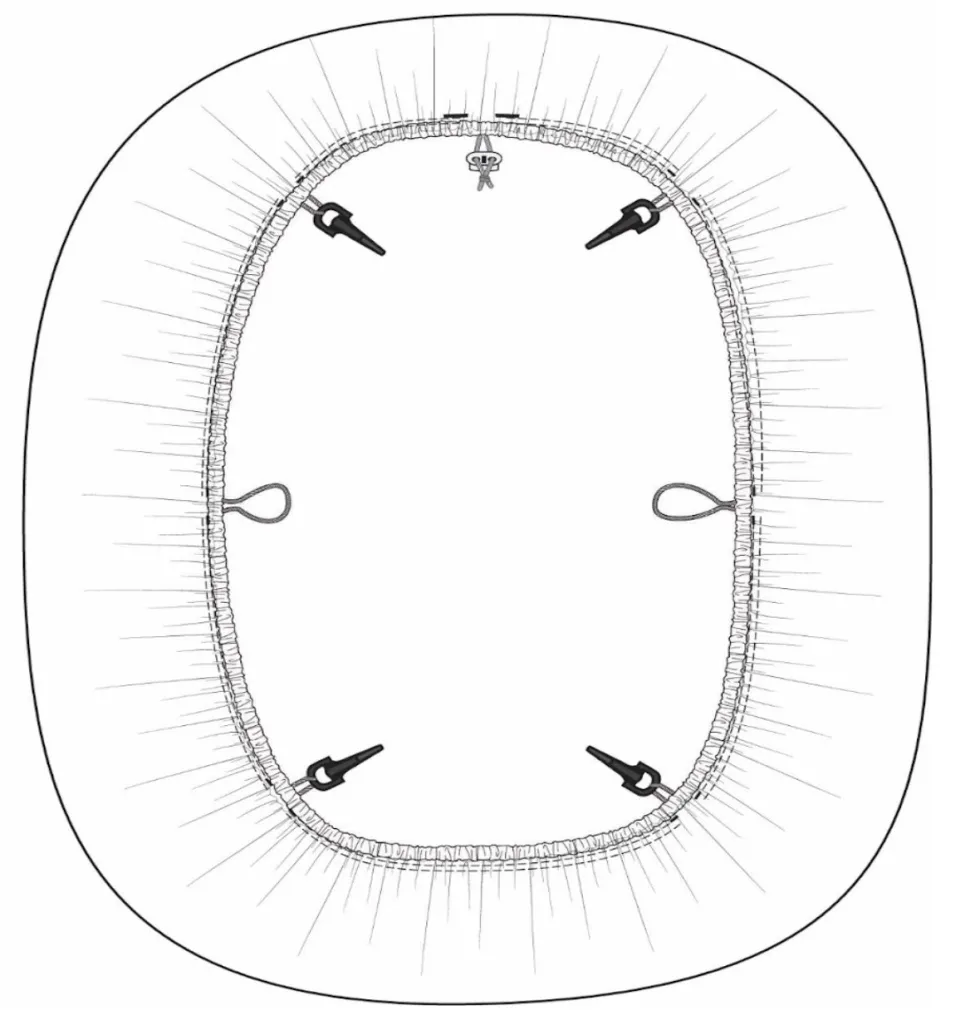 Varusteleka repun/rinkan sadesuoja