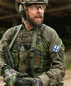 Varusteleka Suomen hihalippu, 77 x 47 mm