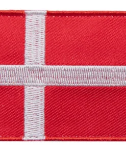 Varusteleka Tanskan hihalippu, 77 x 47 mm